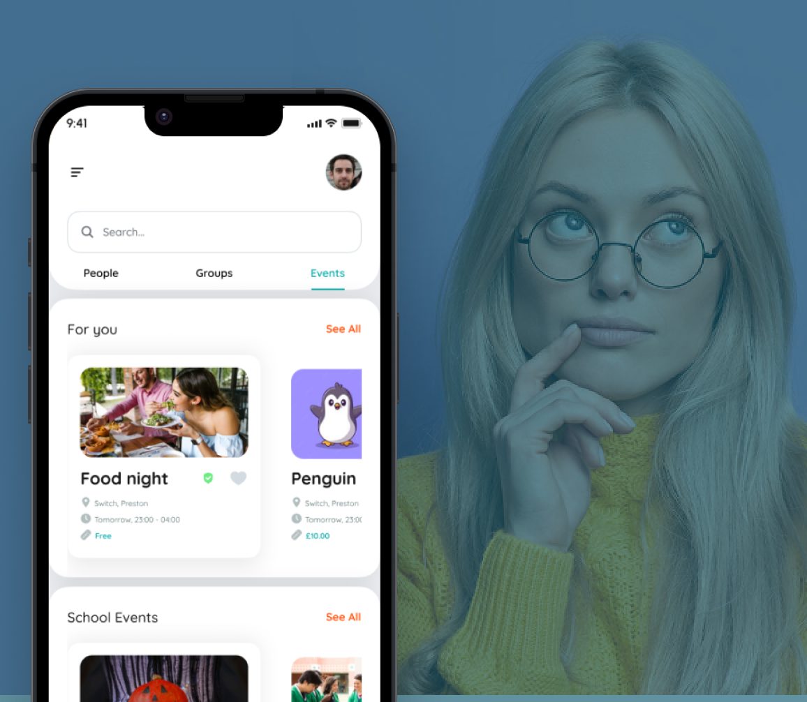 Unibuddies app screens