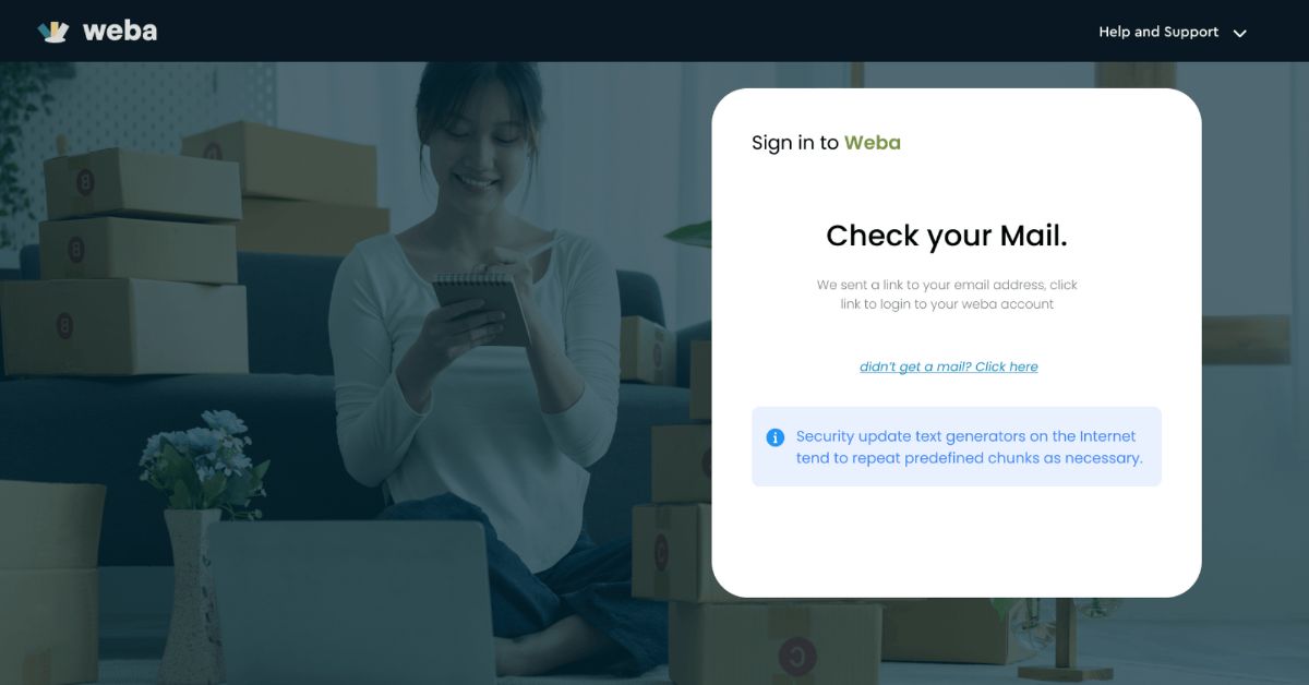 Payment flow screen